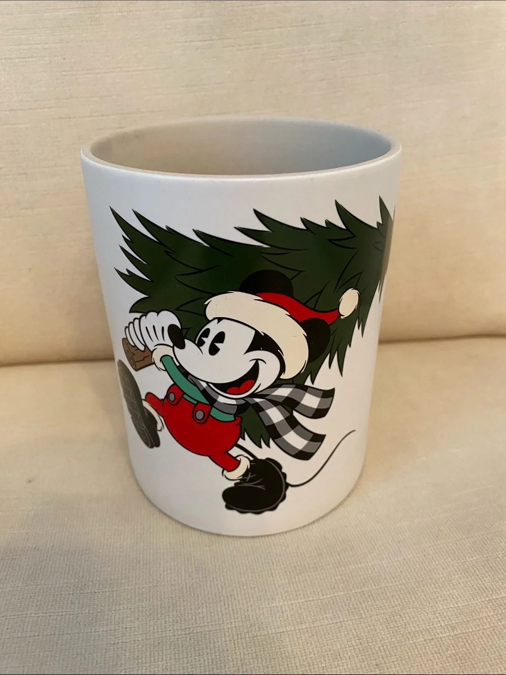 Disney World Mickey’s Main Street Tree Farm Ceramic Candle Holder